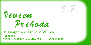 vivien prihoda business card